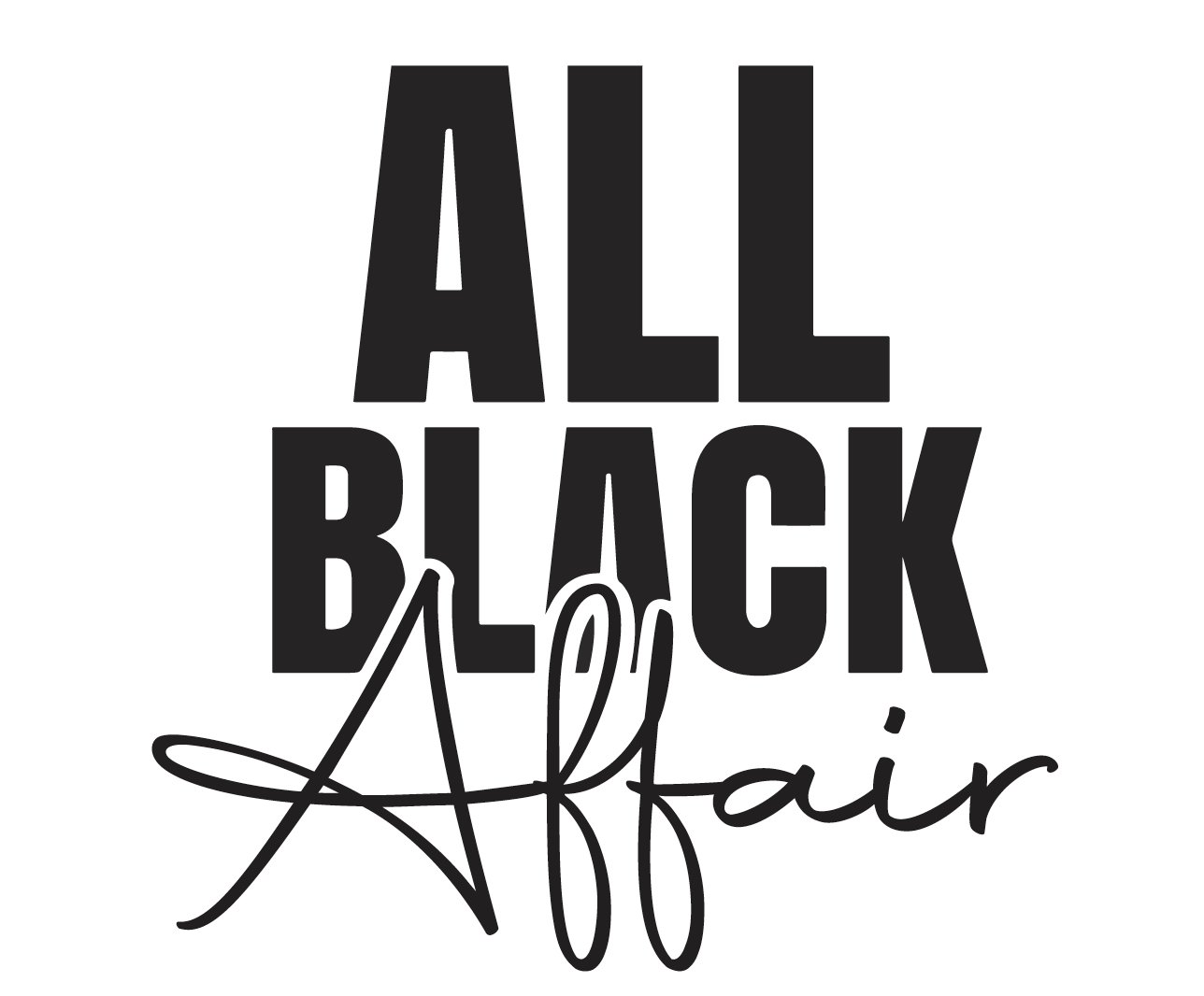 Shop All Black Affair